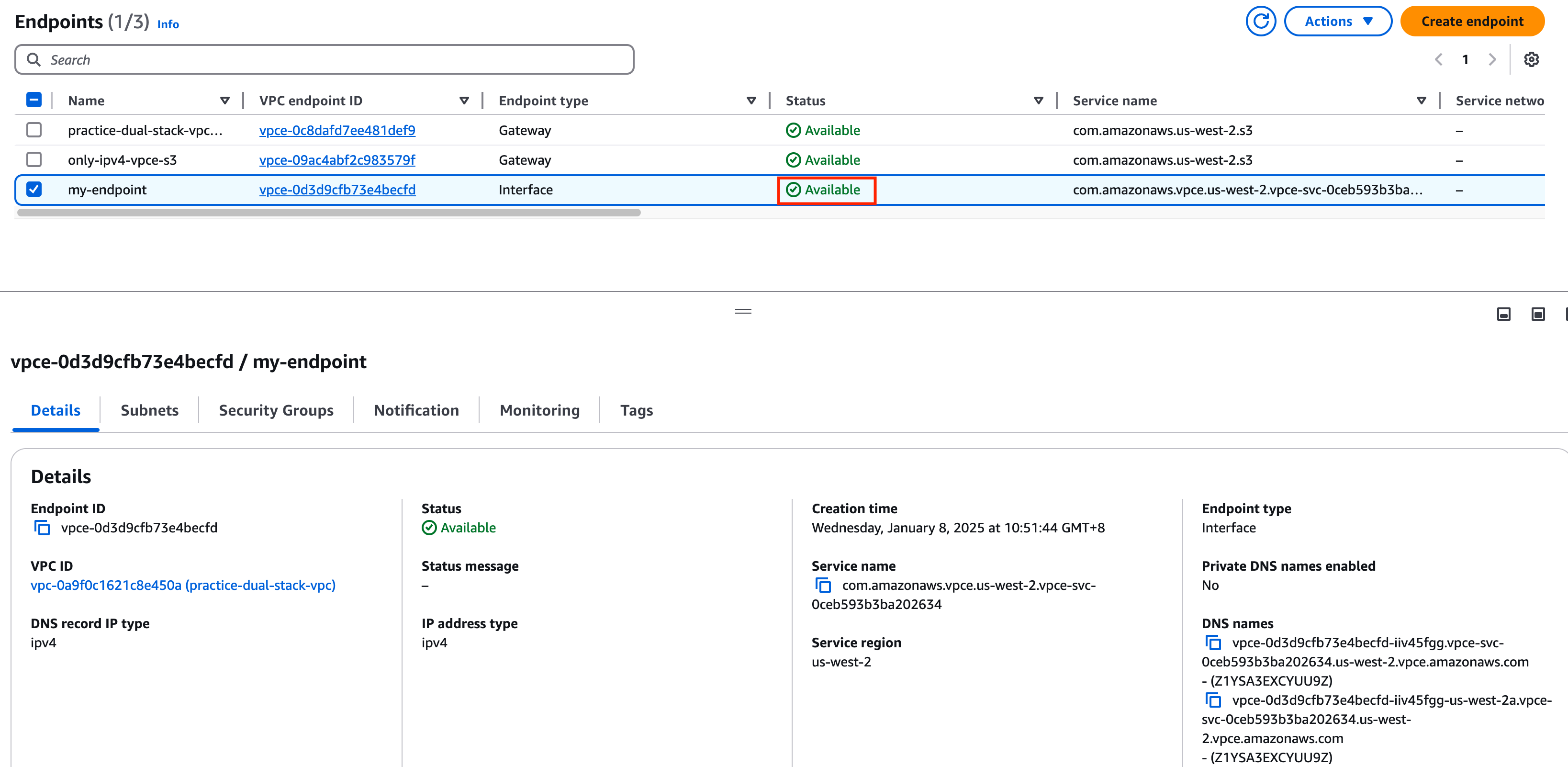 [Consumer] Waiting for endpoint status to be available